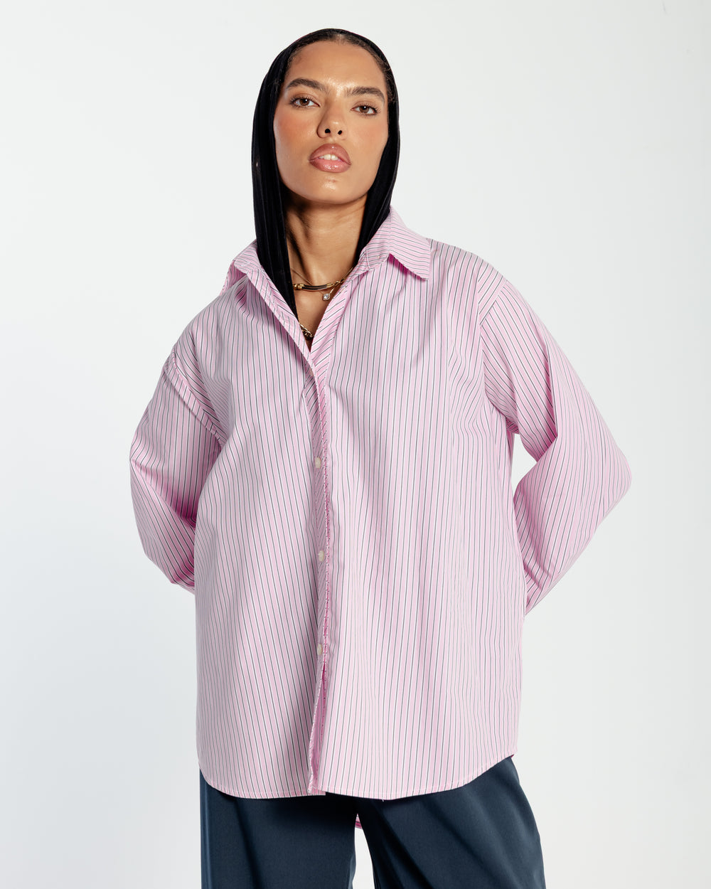Oxford with a Twist in Pink
