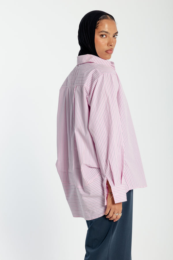 Oxford with a Twist in Pink