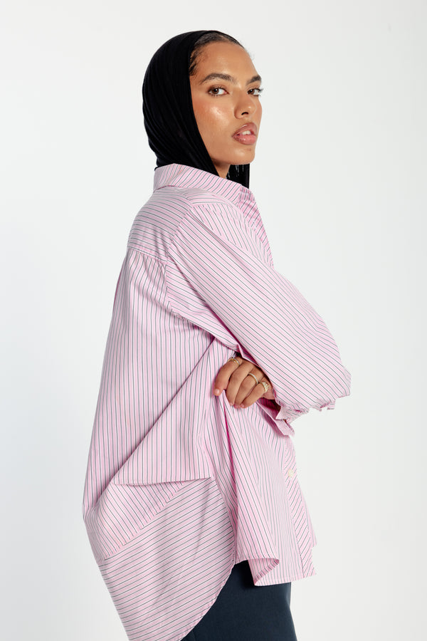 Oxford with a Twist in Pink