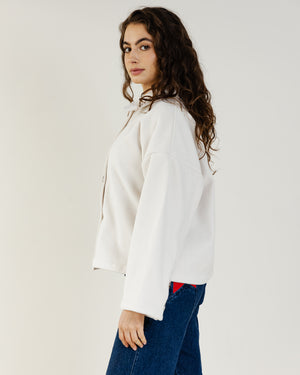 Felt Jacket in Off-White