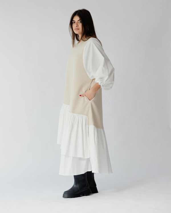 Queen of Hearts Beige Dress