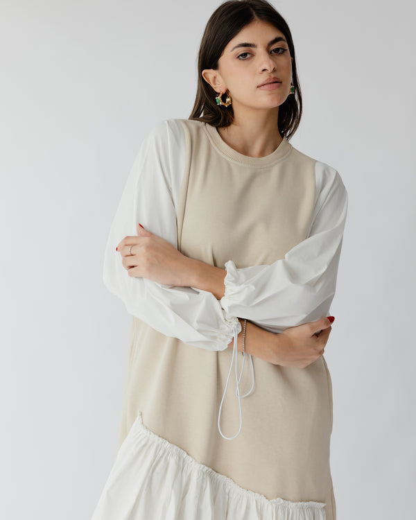 Queen of Hearts Beige Dress