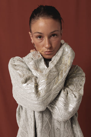 Stardust Sweater in Silver