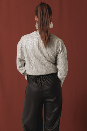 Starlight Leather Pants in Black