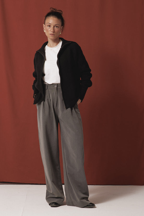 Knit Jacket in Black