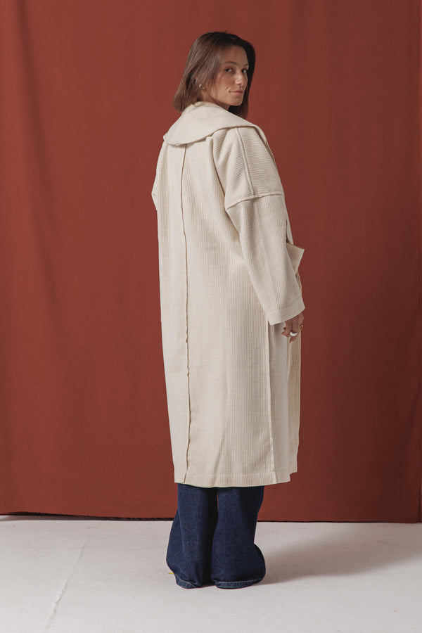 Light Beige Wool Coat
