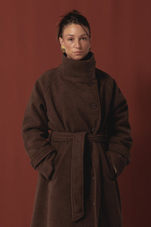 Classic Coat in Brown