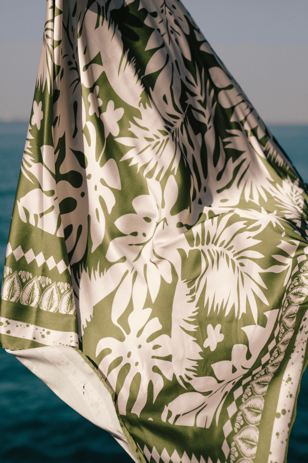 Green Leaves Sarong