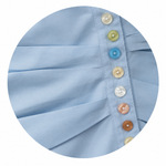 Multicolored Button Up Shirt in Blue