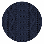 Cable Knit Sweater in Navy