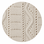 Cable Knit Sweater in Grey