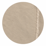 Asymmetric Denim Skirt in Beige