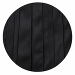 Pleated Satin Skirt in Black