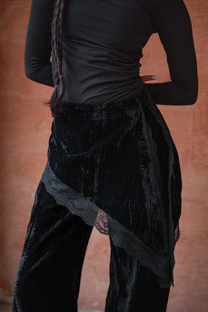 Velvet Balloon Pants