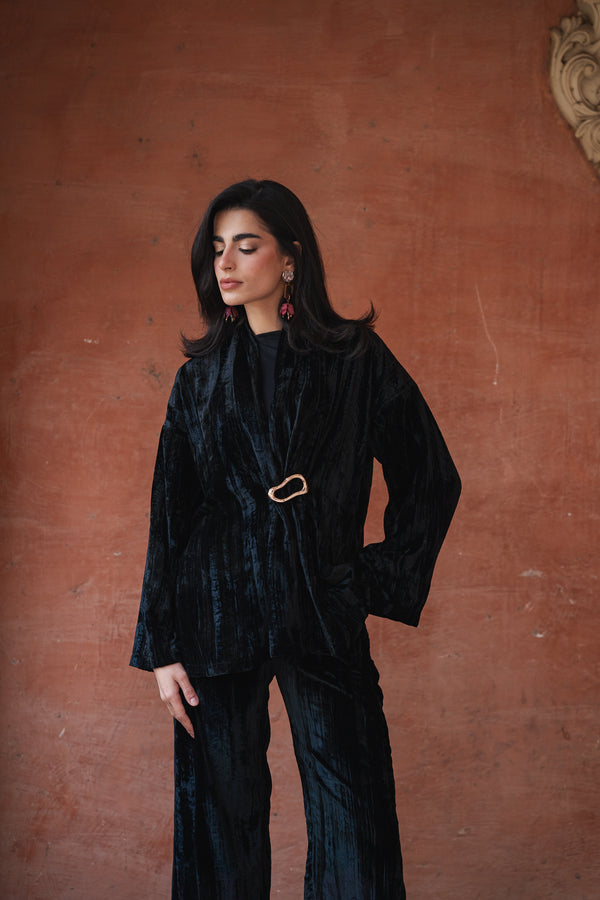Side Buckle Set in Black