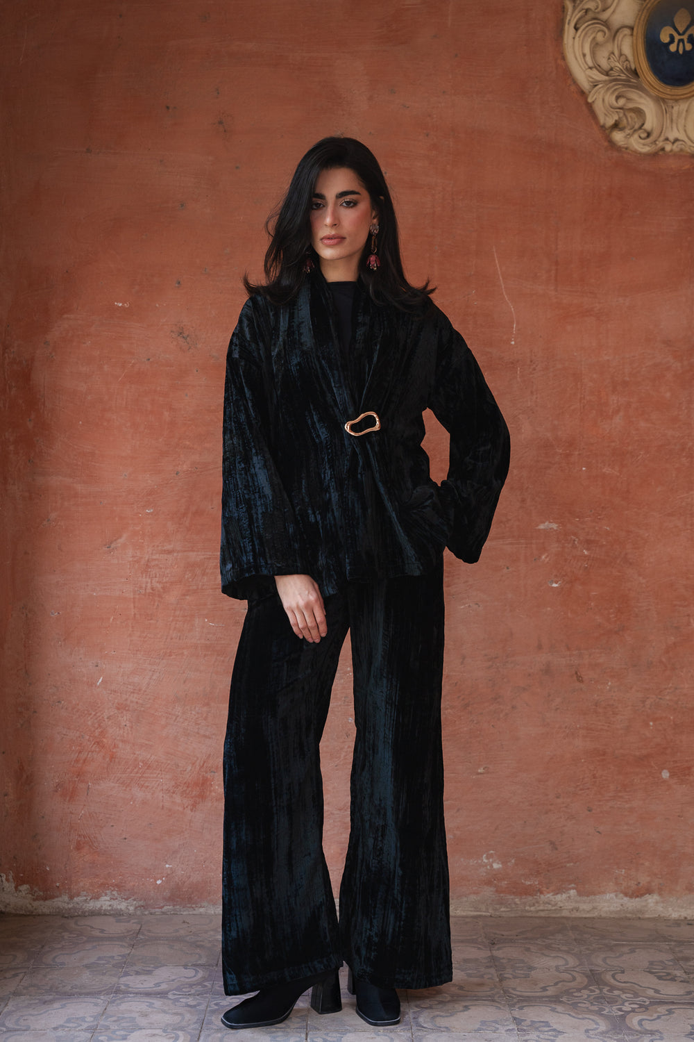 Side Buckle Set in Black