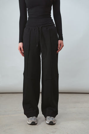 Drawstring Sweatpants in Black