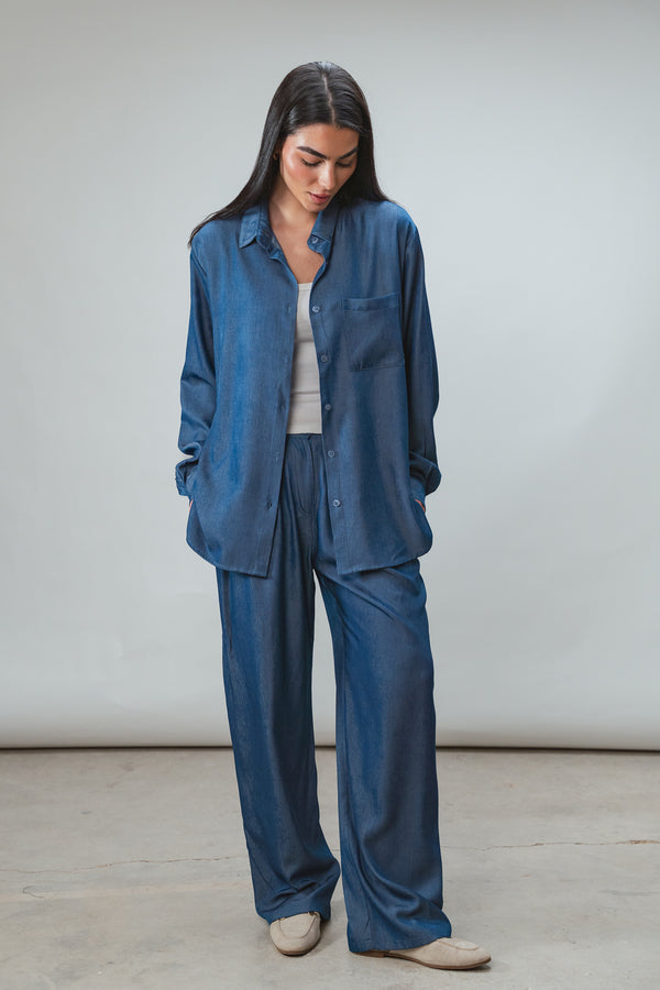 True Blue Pants in Dark Blue