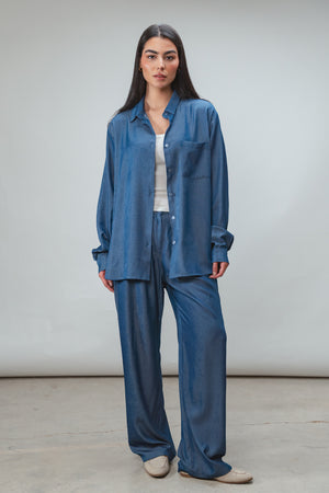 True Blue Shirt in Dark Blue