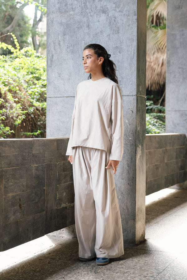 Cotton Set in Beige