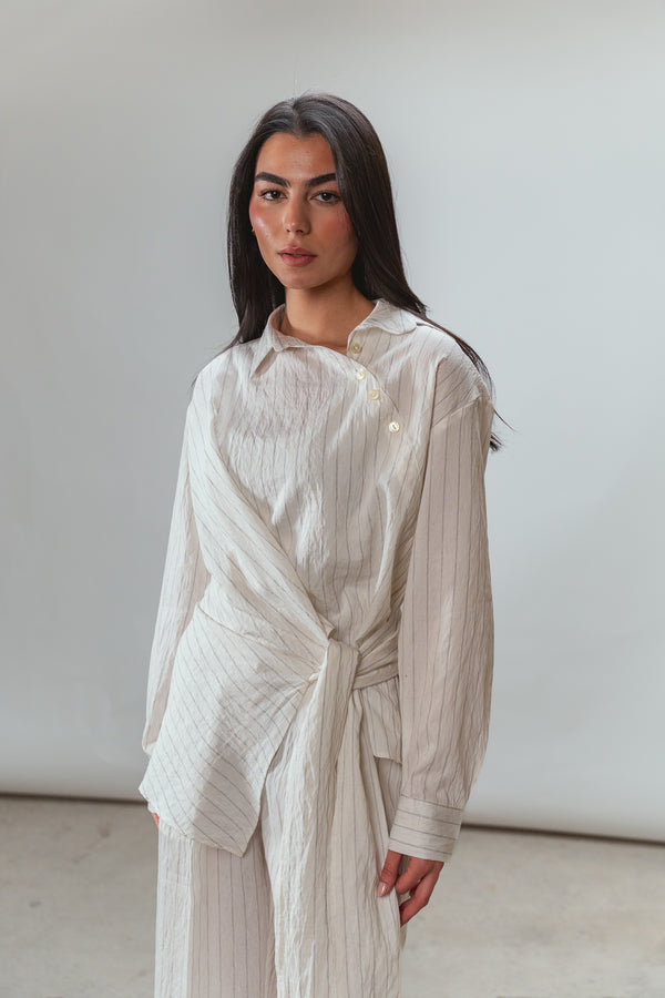 Shifted Top in White