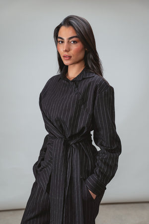 Shifted Top in Black
