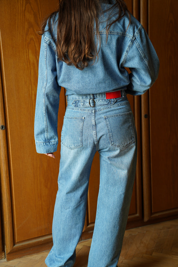 Denim Pants in Light Blue