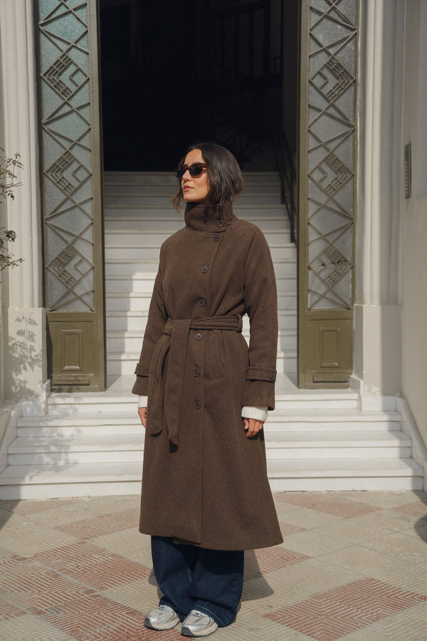 Classic Coat in Brown
