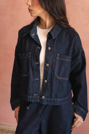 Cropped Denim Jacket