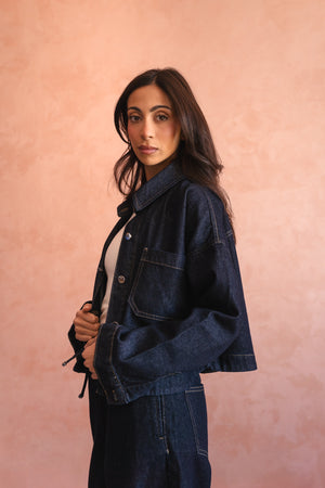 Cropped Denim Jacket