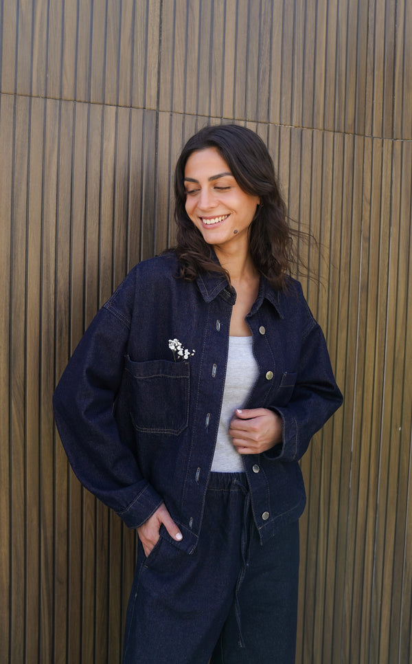 Cropped Denim Jacket