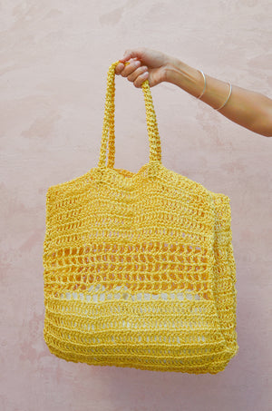 Everyday Beach Bag In Yellow