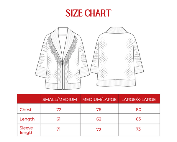 Fringed Cardigan in Grey