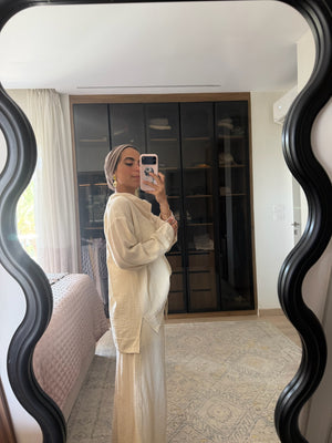 Everyday Pants in Light Beige