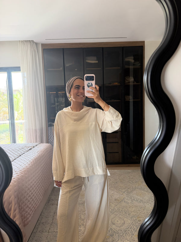 Everyday Pants in Light Beige
