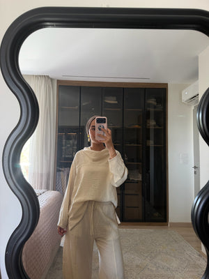 Everyday Pants in Light Beige