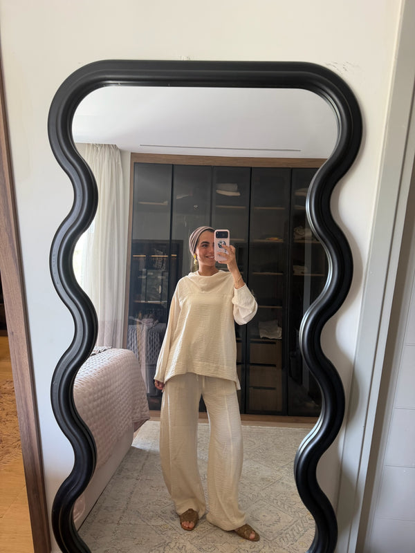 Everyday Pants in Light Beige