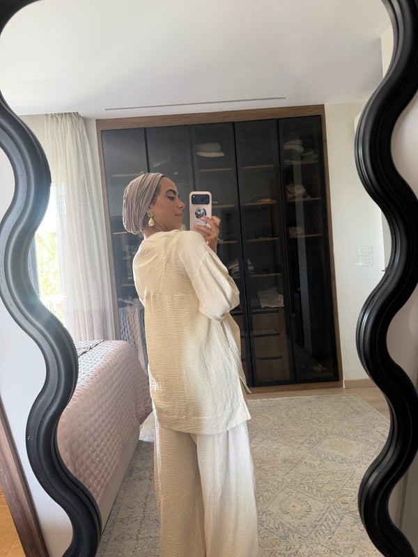 Everyday Pants in Light Beige
