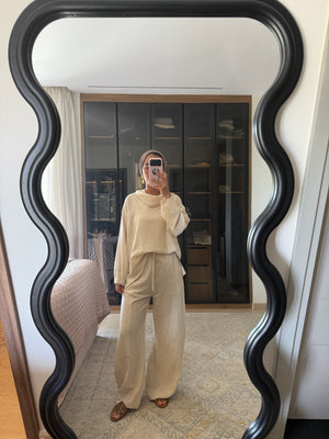 Everyday Pants in Light Beige