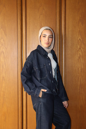 Cropped Denim Jacket