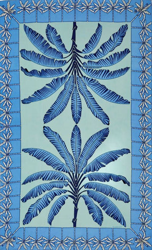 Blue Palms Sarong