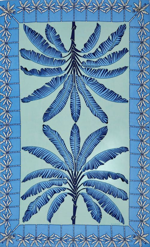 Blue Palms Sarong