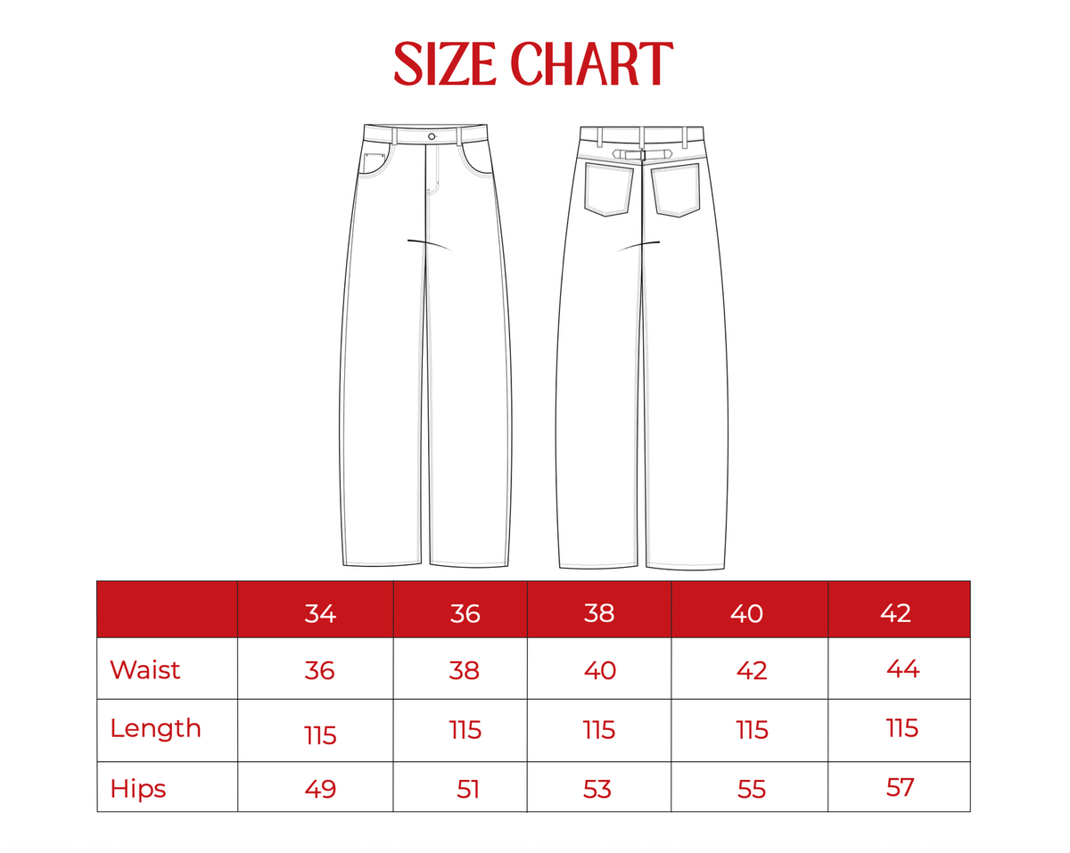 Product size guide