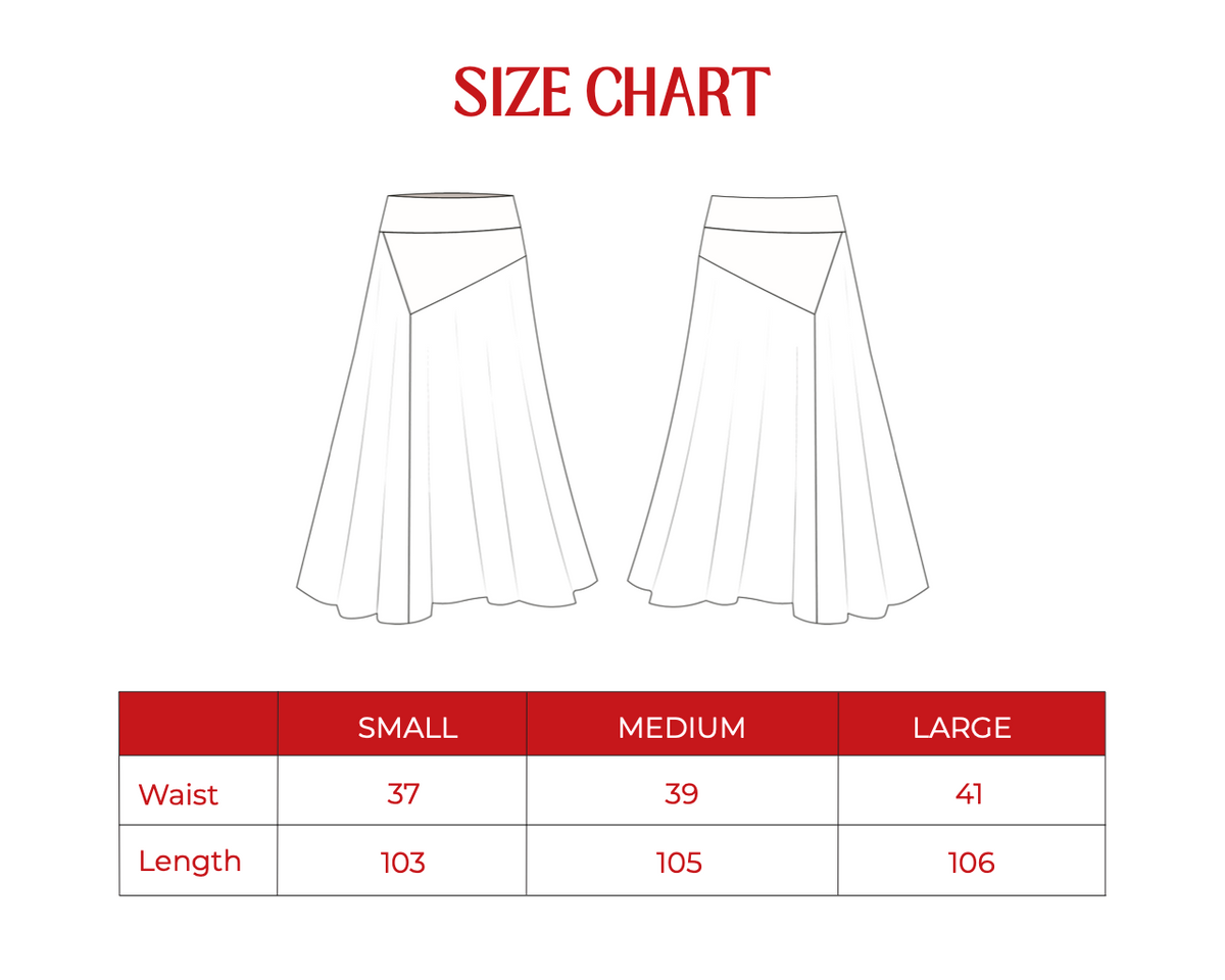 Product size guide