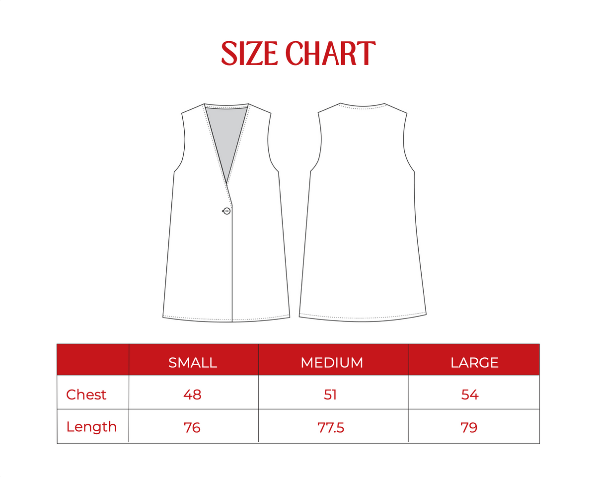 Product size guide