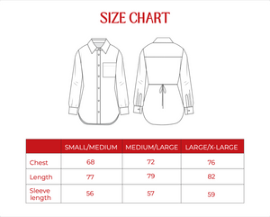Poplin Shirt with Back Tie in White