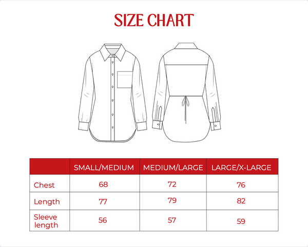 Poplin Shirt with Back Tie in White