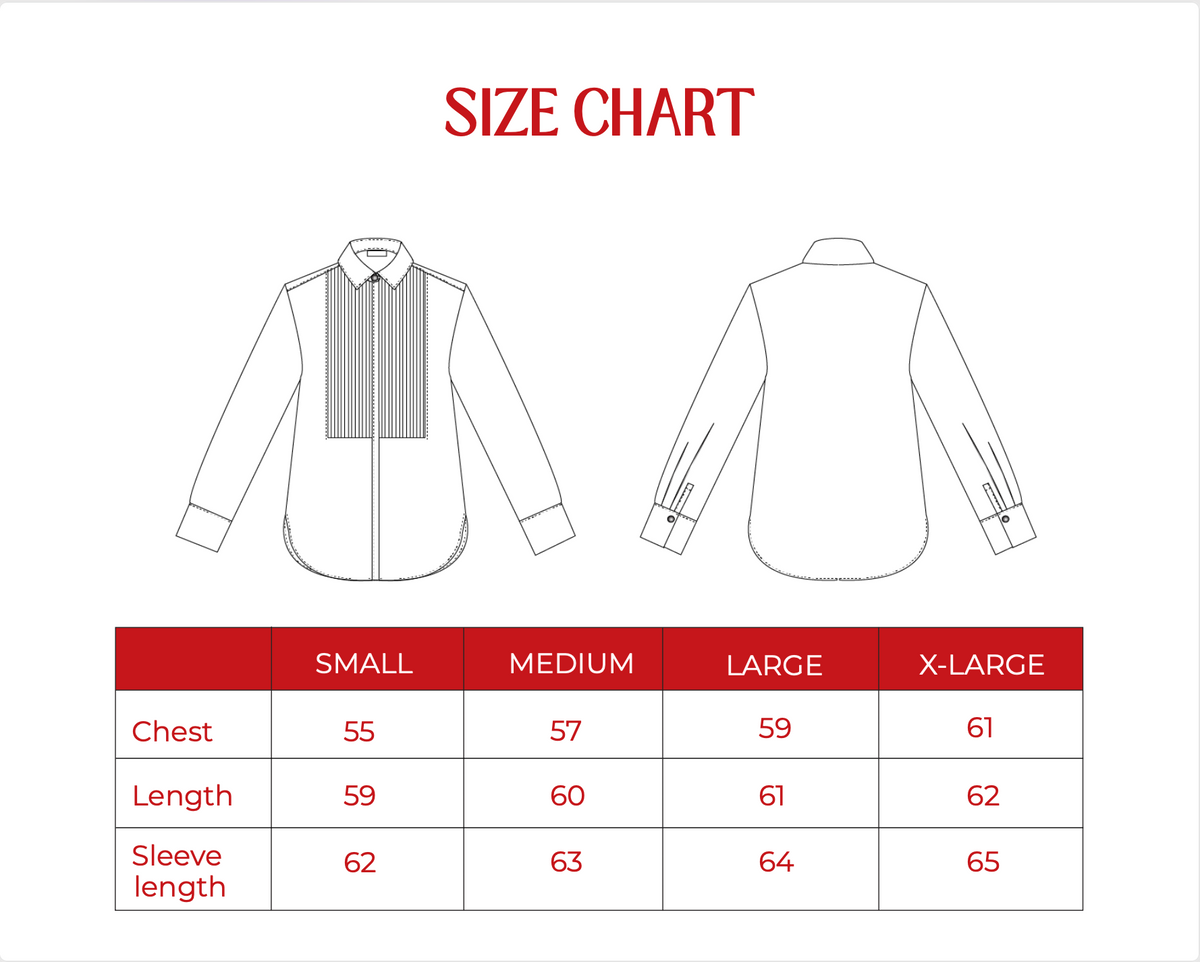 Product size guide