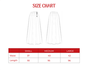 Classic Pleats Skirt in Dark Grey