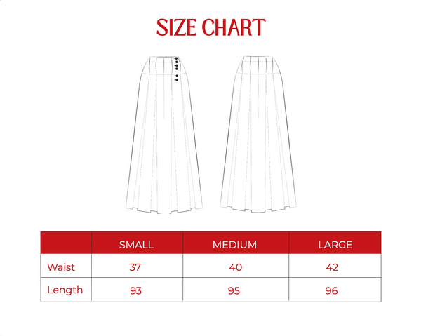 Classic Pleats Skirt in Dark Grey
